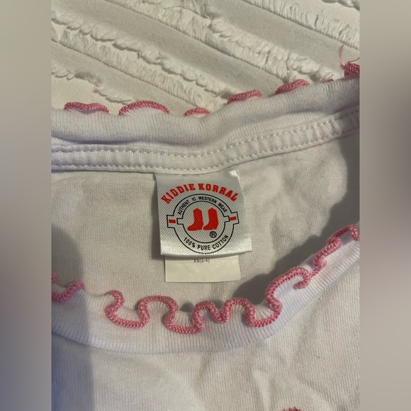 Girls sequin ruffle shirt and skirt set - Picture 3 of 5